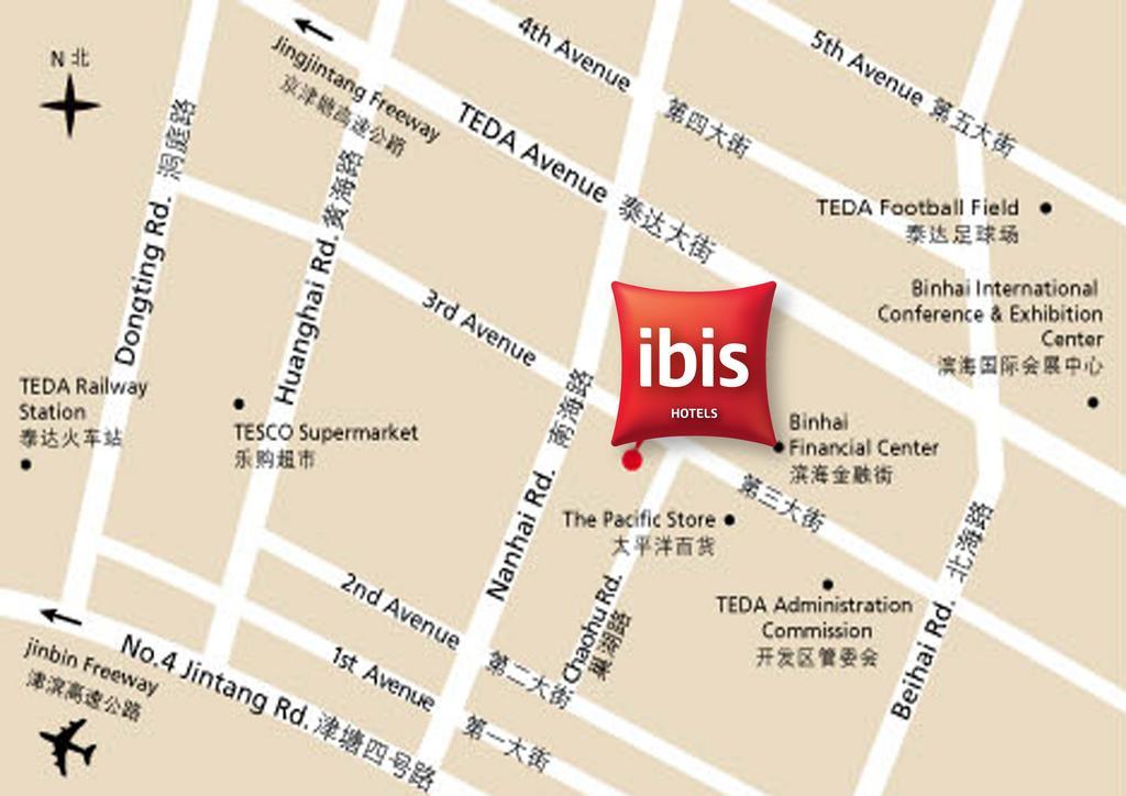 מלון Ibis Tianjin Teda מראה חיצוני תמונה